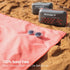 4Monster Swimming, Backpacking Quick Dry Travel Towel with Case & Carabiner Super Absorbent Microfiber Gym & Camping