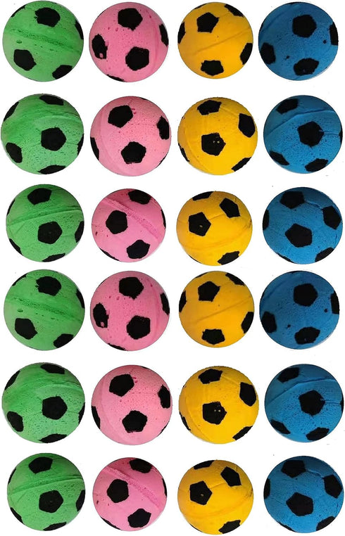 Foam Soccer Balls Cat Toys - 24pcs Balls Cat Toys