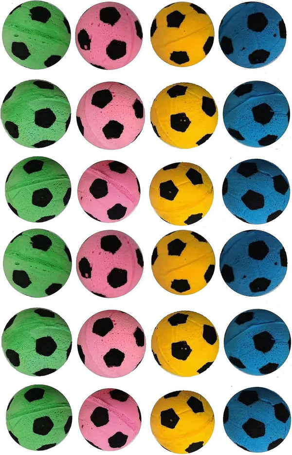 Foam Soccer Balls Cat Toys - 24pcs Balls Cat Toys