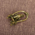 1 Pcs Brass Parrot Ornament, Animal Figurines for Desktop Decoration (Golden)
