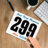 NELOMO 8.3 5.8 Cross-Country Adhesive Race Bib X Competition Number Bib Adhesive Running Bib Sticky Race Bib Athlete