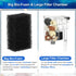 DaToo Hang On Waterfall Aquarium Filter, Small Fish Tank Filter, Quiet 66GPH, 3W Adjustable for 2 to 8 Gallons