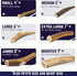 Devil Dog Pet Co. Elk Antlers for Dogs, Small 4"+, 1 Pack, Grade A Long Lasting Chew
