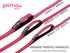 Reflective 6 Feet Nylon Dog Leash with Padded Double Handles for X Small to Small Dogs (Small - 5/8" Width, RED)