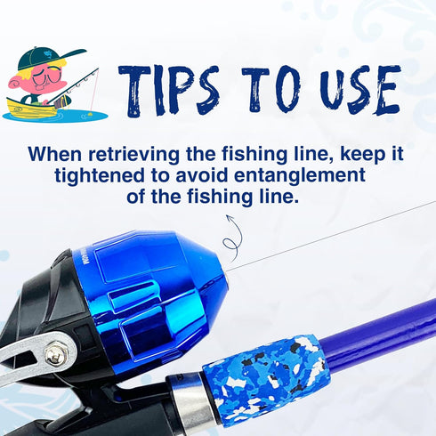 Kids Fishing Pole, Portable Telescopic Fishing Rod and Reel Combo Kit with Tackle Box, Best for Youth