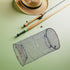 3pcs Abaodam Foldable Fishing Net Basket with Nylon Mesh, Minnow Trap Cage for Crawfish, Crab, Shrimp Portable