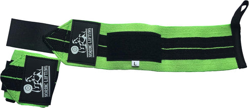 Nordic Lifting Wrist Wraps – 2 Pairs, Wrist Straps for Weightlifting, Powerlifting, CrossFit, Gym Support Gear for Men