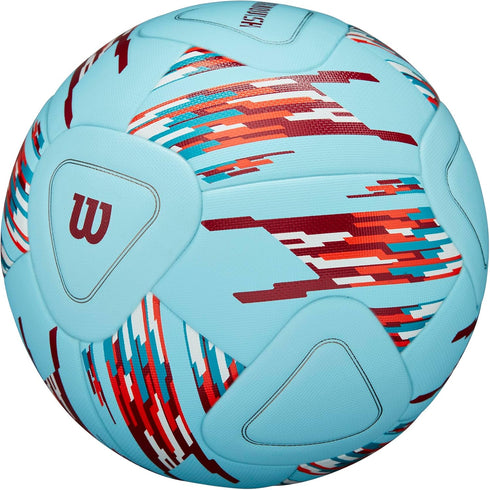 5 Wilson NCAA Vanquish Soccer Ball - Size (Blue/Red/White)