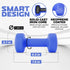 Yes4All Neoprene Coated Dumbbell Hand Weights Set of 2 - Multiple Weight Options, 15 Colors, Anti-roll, Hexagon