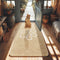 smiry Dog Door Mat for Muddy Paws, Absorbent Non-Slip Washable Mat, Quick Dry Chenille (48x30 Inches, Beige)