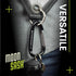 MOONSASH Reflective Sash for Walking at Night, USA-Made, Fitted, Reversible Night Walking Safety Gear for Women & Men