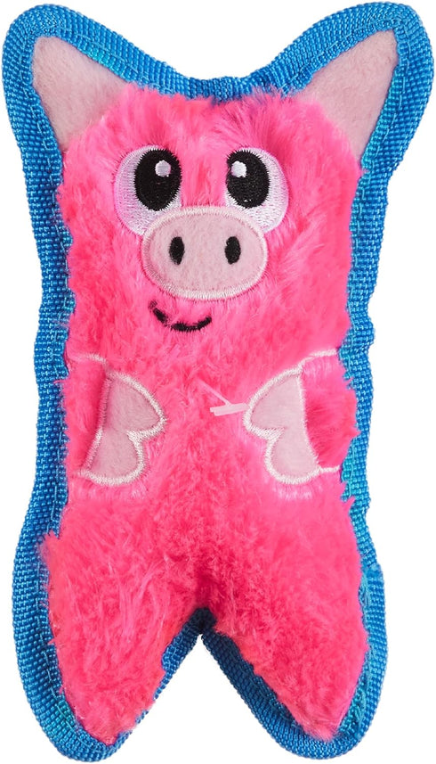 Outward Hound Durablez Minis Squeaky Plush Dog Toy, No Stuffing for Less