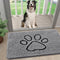 smiry Absorbent Dog Door Mat for Muddy Paws, Non-Slip Washable Quick Dry Chenille Mat for Indoor Entry Floor, 24x16