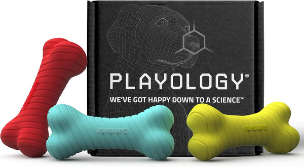 Playology Dog Toys | Rainbow of Scent Chew Toy Gift Box -