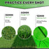 3 Golf Hitting Mats Training Equipment, Golf Practice Mat with Instant Swing Path Feedback, Replaceable Golf Training