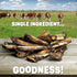 8-10 (16 Pack) Single Ingredient Dog Bones - Made in USA Beef Rib Bones - Natural Dog Bones for Aggressive Chewers