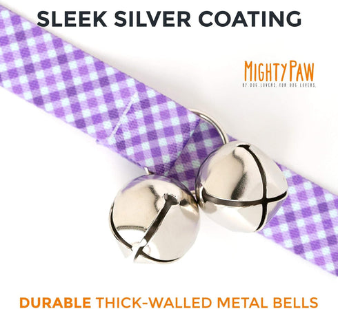 2.0 Housetraining Mighty Paw Tinkle Bell - Door Jingle Bells Dogs - Stylish Fabric with Premium Quality - Potty