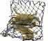 AirFly Foldable Castable Crab Trap - Crab Hawk & Crab Jaw Star Trap with Bait Clip - Portable Fishing Rod Crab Pot