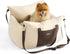 Lesure Small Dog Car Seat for Small Dogs - Dog Booster Seat for Car with Waterproof Bottom, Clip-On Safety Leash