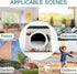 FekiLoot 3-in-1 Fashion Dairy Cow Capsule Pet Waterproof Removable Couch Pet Bed Foldable Cat Dog House Cat Dog Bed Cat
