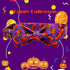 Halloween Pumpkin Bowtie Dog Collar, Soft Adjustable Metal Buckle Gift for X-Small Dogs