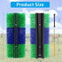 2PCS 8PCS Livestock Scratching Brush, Horse Grooming Brushes Kit With Screws For Cow Goat Cattle Sheep Pig Full