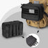 Jueachy Tactical Molle Pouch, Large Admin Bag Utility Tool Pouches, Expandable Molle Accessories Organizer with U.S.A