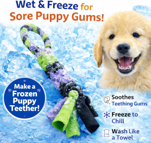 Chelsy's Toys Interactive Tug Toy for Dogs and Puppies, Mental Stimulation Toy, Slow-Play, Brain Exercise for Puppies