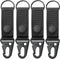 FRTKK Tactical Molle Key Ring Gear Key Keeper Nylon Belt Keychain Clip for Molle Bags