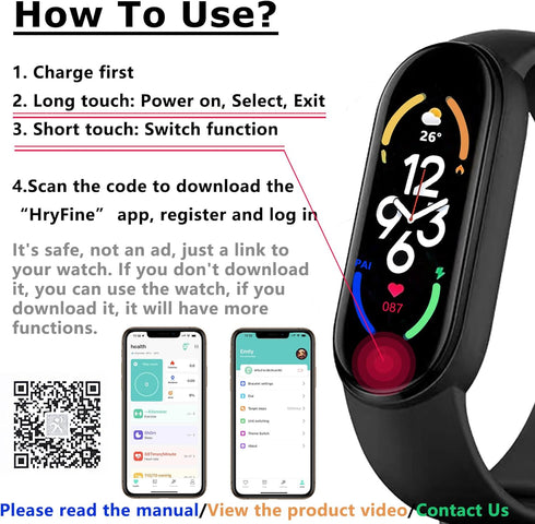 Fitness Tracker Watch, 7-Day Battery Life, Pedometer, Blood Oxygen, Heart Rate, Sleep & Stress Monitoring, Waterproof, Stopwatch, Remote Photo Taking, Activity Tracker for Men and Women