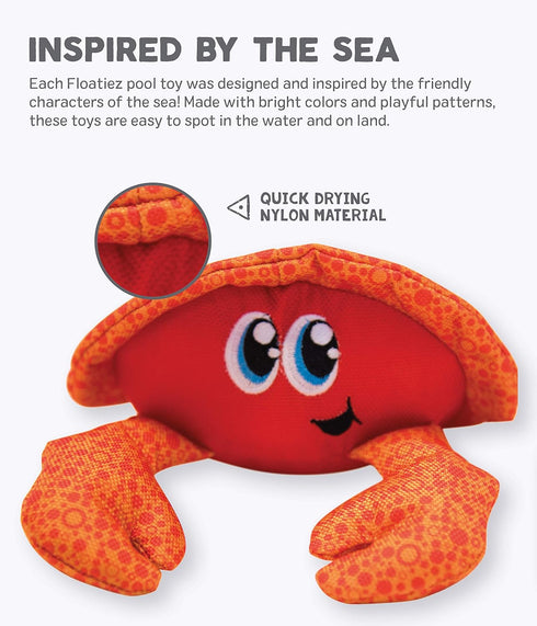 Interactive Floating Crab Toy for Medium Dogs - Perfect for Pool & Beach Fun