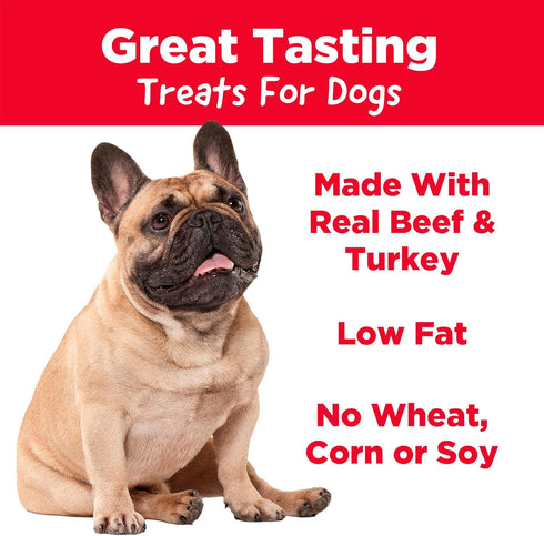 Country 25 oz Kitchen Beef & Turkey Meaty Sticks Soft Chew Dog Treats, Great Tasting, Made with Real Beef & Turkey