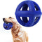Tuff Pupper SuperChewy Tough Dog Cage Ball Toy, Strong Natural Rubber, Great Fetch Toy for Large Breeds