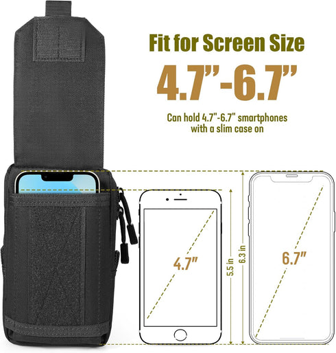 SOWHUP Tactical Molle Pouch - Small Utility EDC Organizer