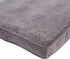 South Pine Porch Darla Deluxe Sherpa Supportive Dog Bed, Gray, Large (48" x 36")