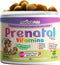 Dog Prenatal Vitamins 120 Soft Chews Multivitamin, Folic Acid, Zinc, B-Complex, DHA