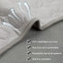 Pet Cooling Mat for Dog Puppy Cat, Washable Cooling Pad, Reusable Ice Silk Self Cooling Mat for Pet Beds, Large, GREY