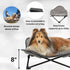 TRIXIE Camping Cot for Dogs - Elevated Folding Padded Pet Bed, Raised Travel Lounger for Small to Medium Dogs