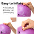 ProBody Pilates Ball - 9 Inch Small Exercise Ball for Physical Therapy, Core Stability, Yoga, and Rehab