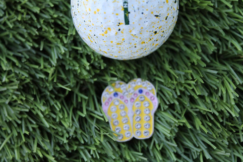 Mulligan Hooligan Golf Ball Marker + Magnetic Hat Clip, Funny and Unique Golf Gift, Premium Quality, The Perfect for Your Favorite Golfer, Golf Accessories for Any Occasions (Flip-Flop) by MULLIGAN HOOLIGAN GOLF GIFT STORE EST. 2021