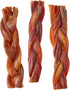 6 inch, 3 Count Amazon Brand - Wonder Bound Braided Bully Sticks, All-Natural, Highly Digestible, Long Lasting Dog Beef
