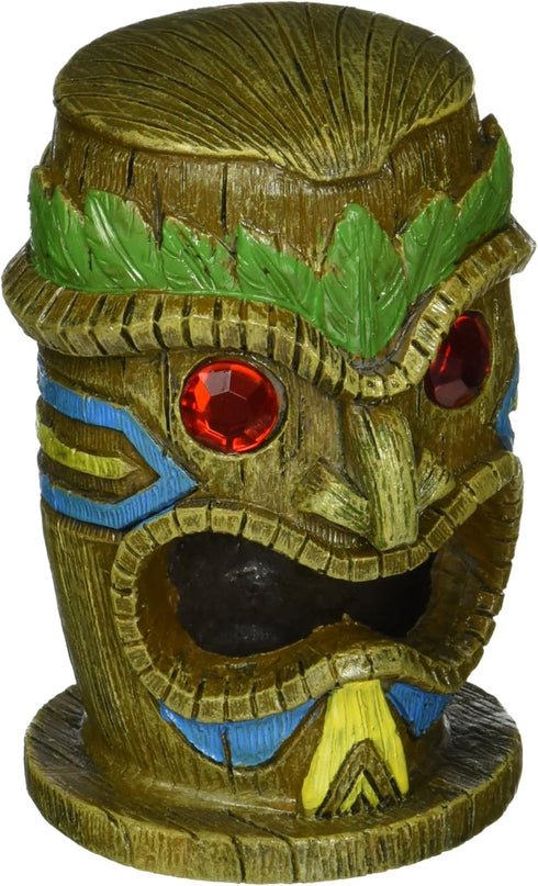 Penn-Plax RR1203 Tiki Gazer Aquarium Ornament, 2.75' x 2.5' x 4'