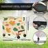 80-100 Outdoor Cooler Covers Waterproof Durable Insulated Ice Chest Covers Fits for Most Quart Rolling Cooler Cart