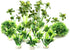 BEGONDIS 18 Pcs Artificial Green Water Plants Flower Set for Fish Tank Aquarium Decorations