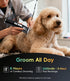 3 10FC FENICE PEAK Dog Grooming Clippers for Thick Heavy Coats Speeds Low Noise Pet Grooming Kit Cat Eletric Clipper