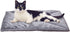 Furhaven ThermaNAP Self-Warming Cat Bed for Indoor Cats & Small Dogs, Washable, Reflects Body Heat - Gray, Small