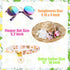 Hawaiian Costume for Pet Hawaiian Bandanna Summer Hat for Pet Sunflower Bandanna Sunglasses Summer Costume for Pet Hawaiian Costume (pink)