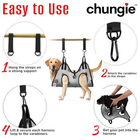 Hammock Trimming Hammock Spacing:15-18.5 W:85lb) Dog Grooming for Dogs Dog Restraint for Nail with Pet Nail Clipper Dog
