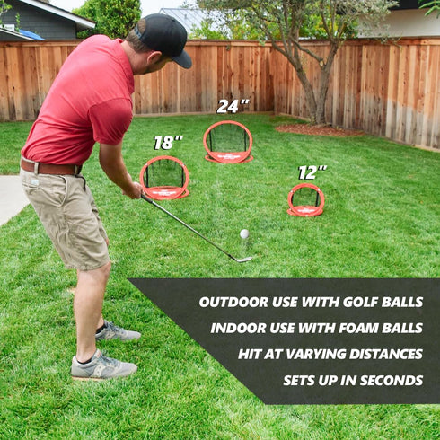 GoSports Chipster Golf Chipping Pop Up Practice Net, Improve Your Short Game