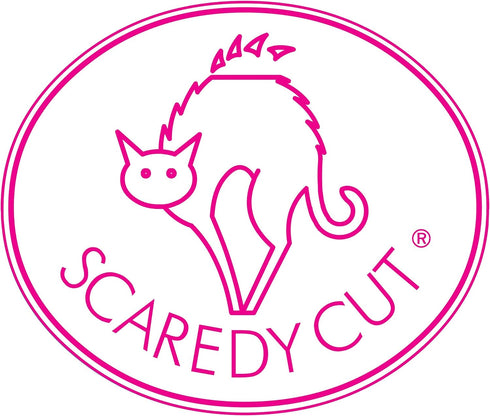 SCAREDY CUT NO Buzz Dog Clippers, Tiny Trim Safety Scissor, Silent Low Noise Grooming Clipper, Right Handed Blue